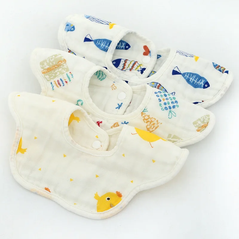 32 Types Cotton Baby Bibs New Petal Absorbent Saliva Towel Newborn Burp Cloths Bandana Scarf for Boys Girls Feeding Drool Bib