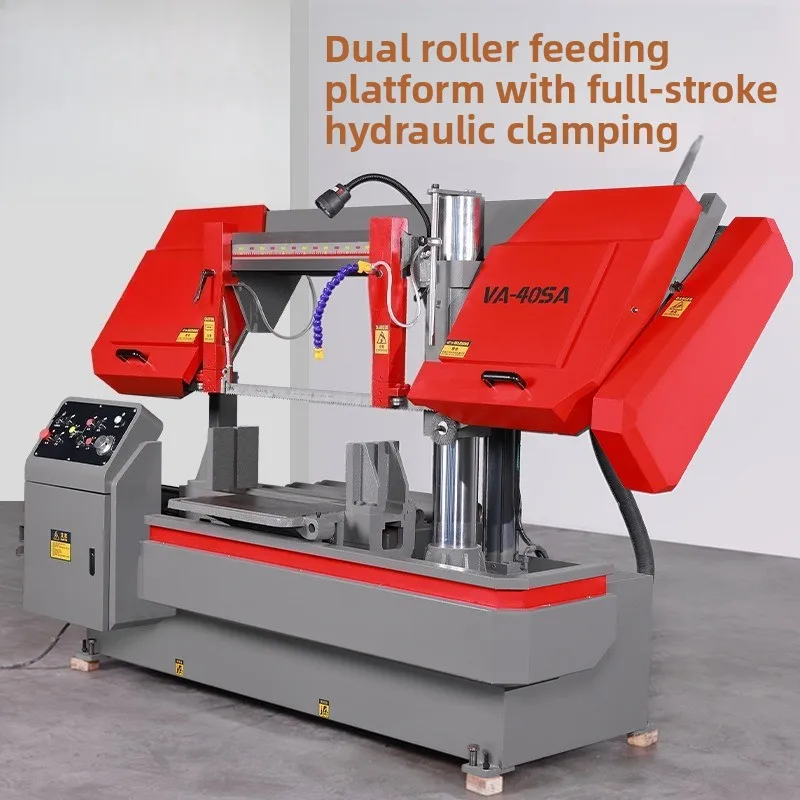 Sawing machine Metal non-automatic small steel bar sawing machine Round steel profile cutting Band saw Horizontal