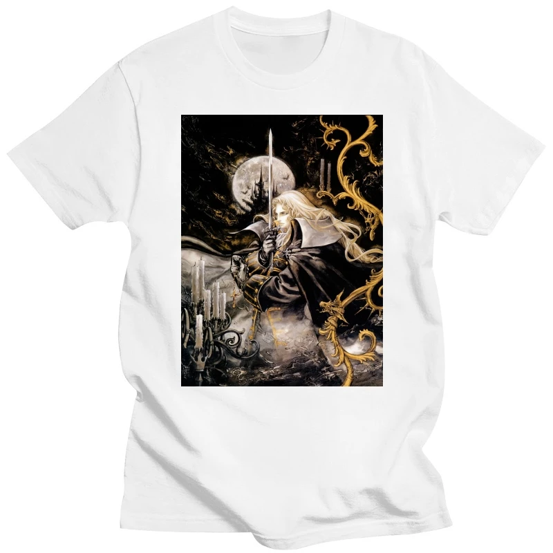 Castlevania Symphony Of The Night Alucard V2 T Shirt Game Black Sizes S - 3Xl For Youth Middle-Age The Old Tee Shirt