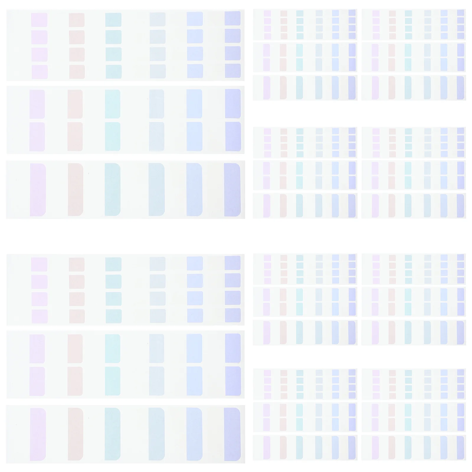 420 шт. индексный стикер для заметок клейкие маркеры для заметок после заметок полоски для чтения портативный ПЭТ