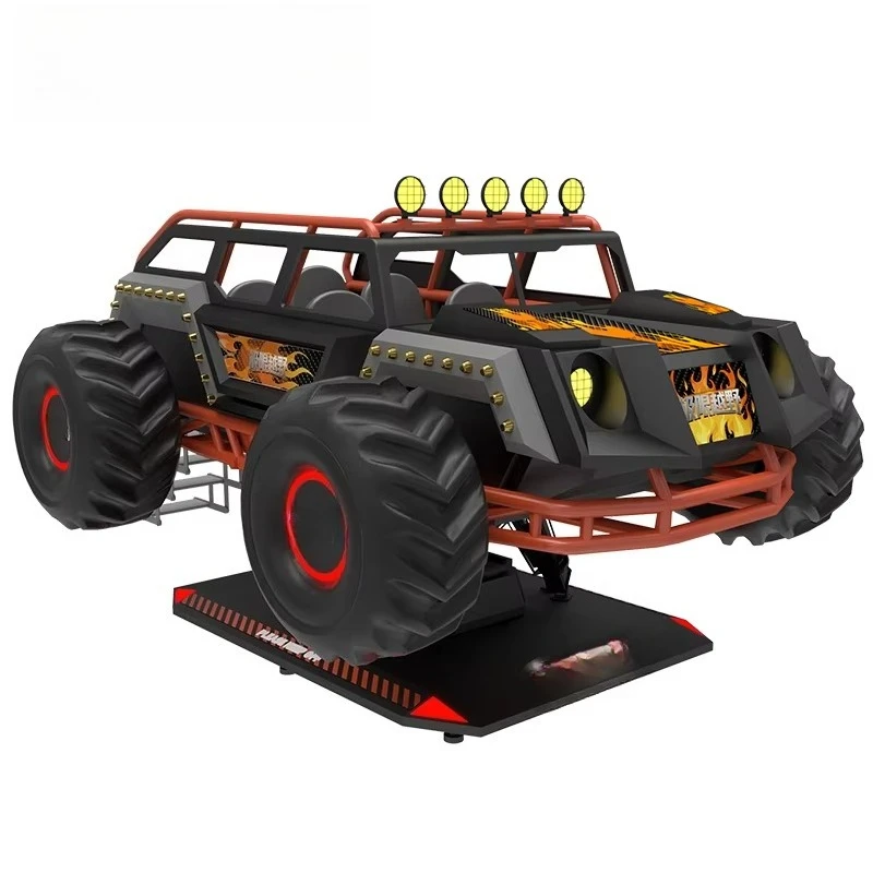 VR Shooting Simulator 5D Off Road Arcade Games 6-person Roller Coaster Driving Simulator Virtual Reality Dynamic 9D Game Machine view 5