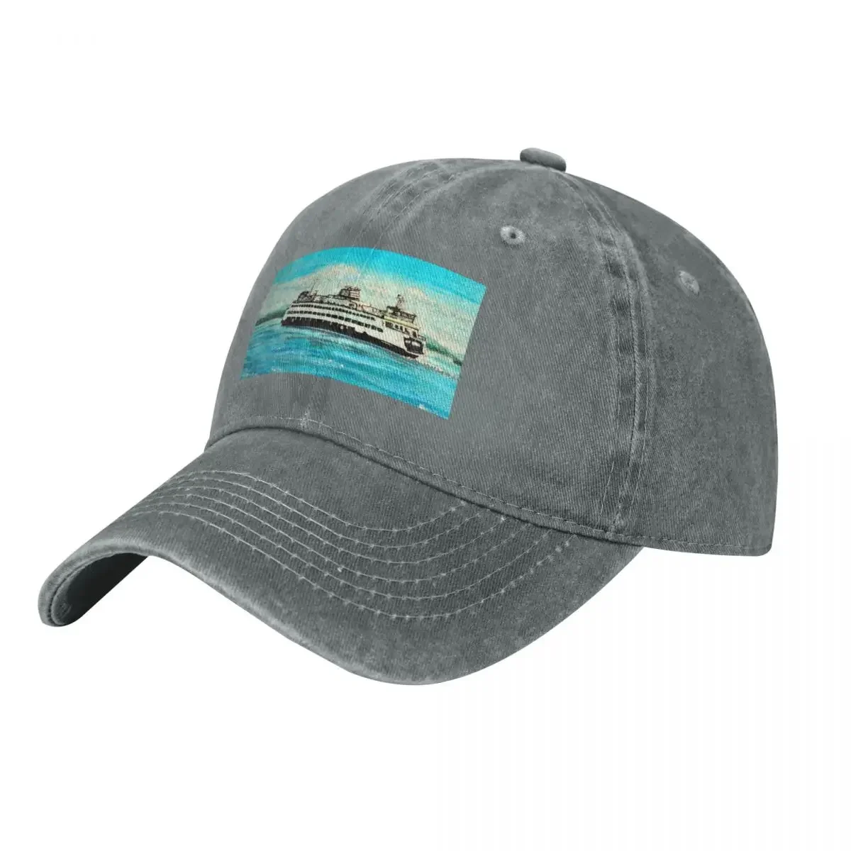 Ferry Painting Baseball Cap Vintage New Hat dad hat Golf Wear Men Women's