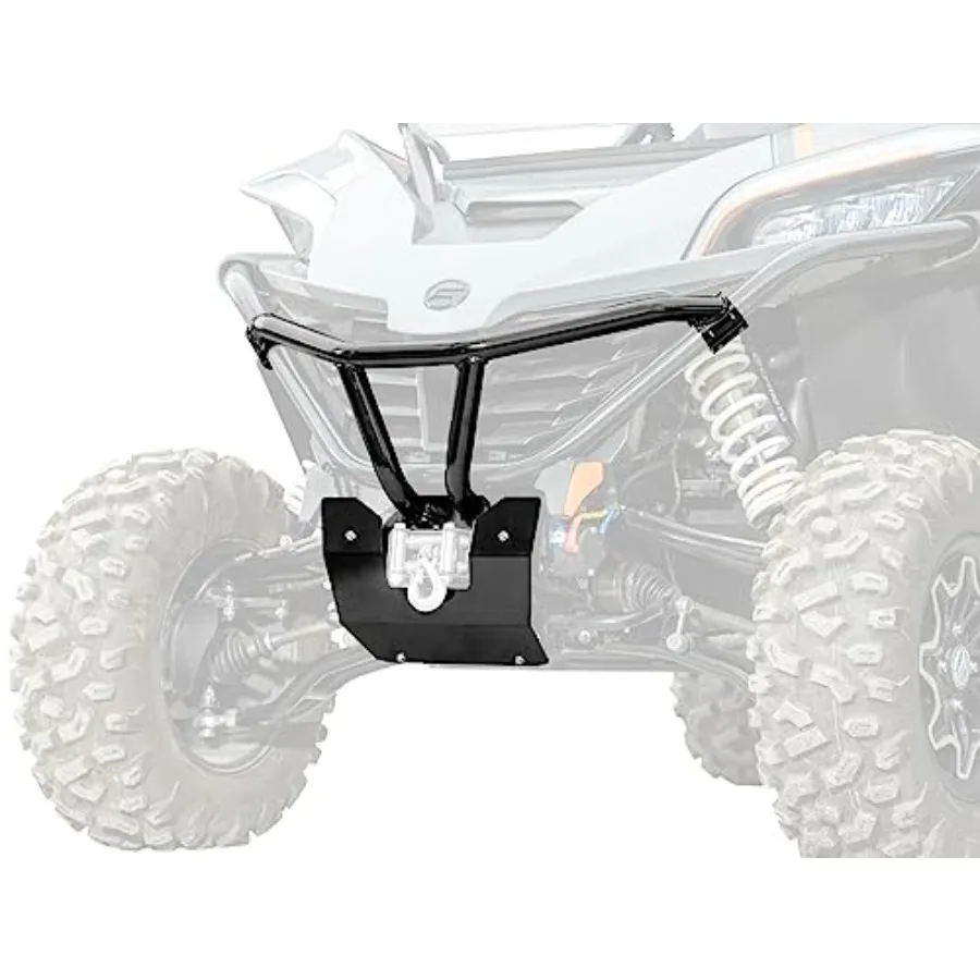 Black Front Bumper for 2022+ CFMoto ZForce 950 HO 2020+ ZForce 950 Sport 950 Trail Steel DOM Tubing Protects Front End Sleek an
