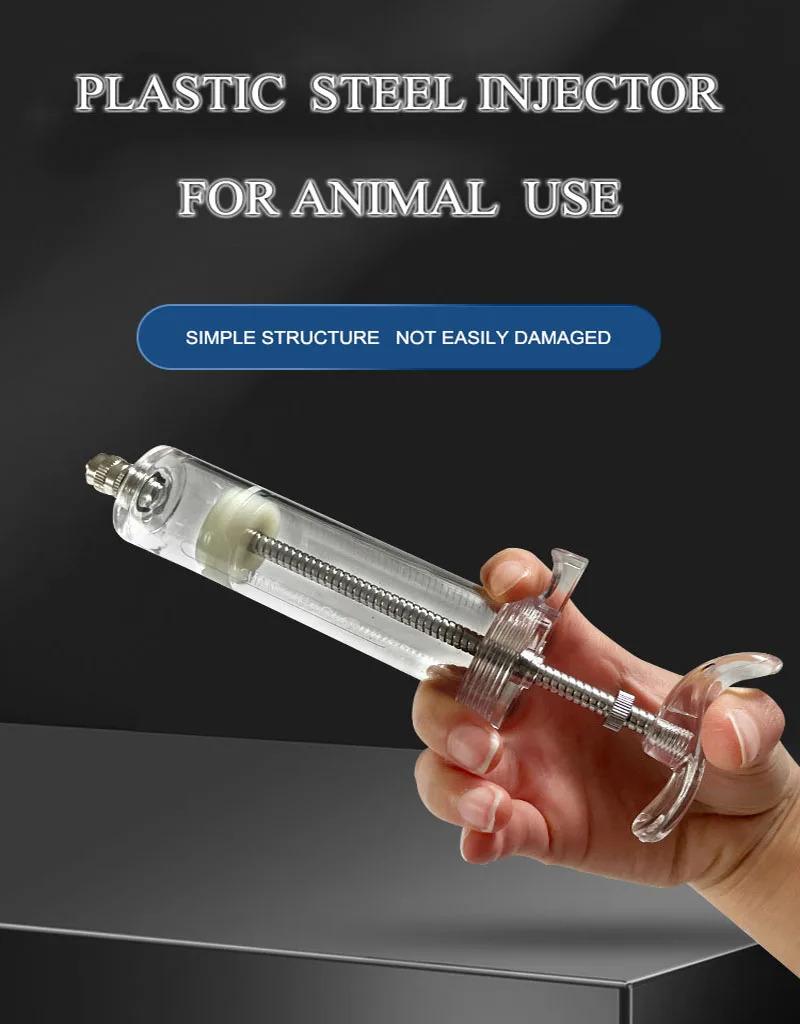 Xin Tester 10/20/30/50/100ml Modified Plastic Veterinary Syringes Farm Veterinarian