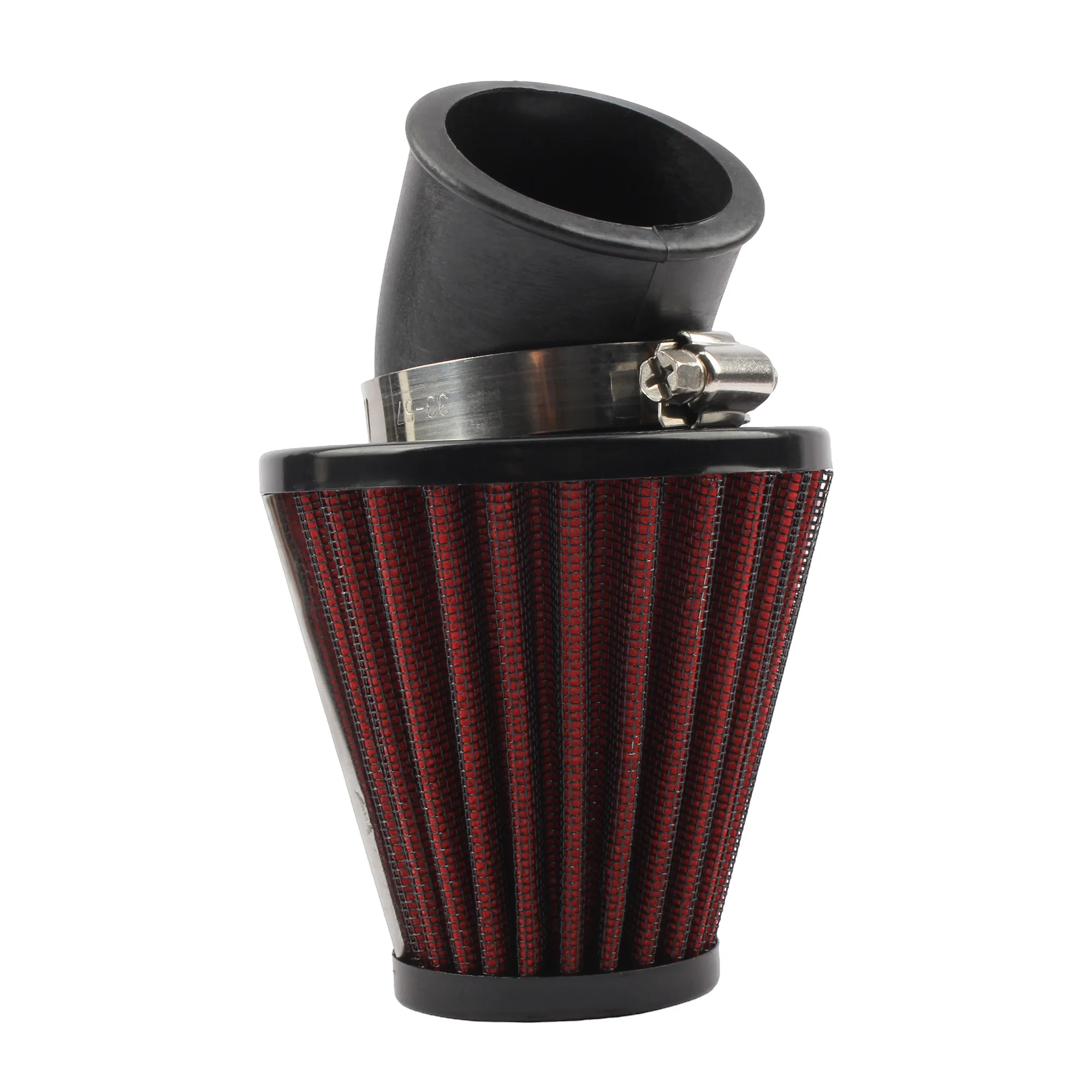 for 50cc 110cc 125cc 150cc Motorcycle Air Filter 35mm 42mm 48mm Cleaner Clamp-on 45 Degree Bend Air Intake Filters Modifications