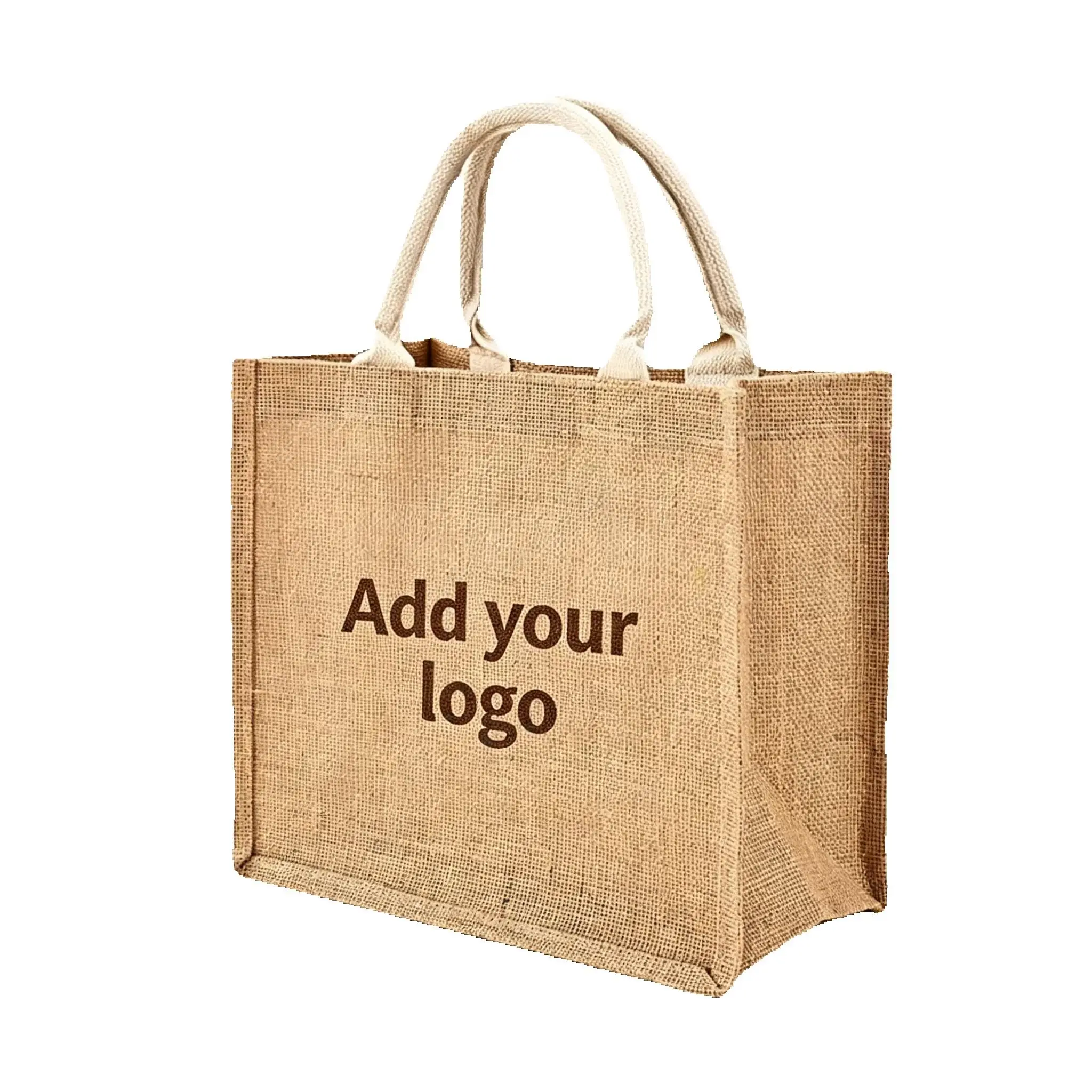 Wedding Jute Tote Bag Custom Name Personalized Bridesmaid Gift Bag Bridal Shower Favor Bag Reusable Rustic Party Souvenir