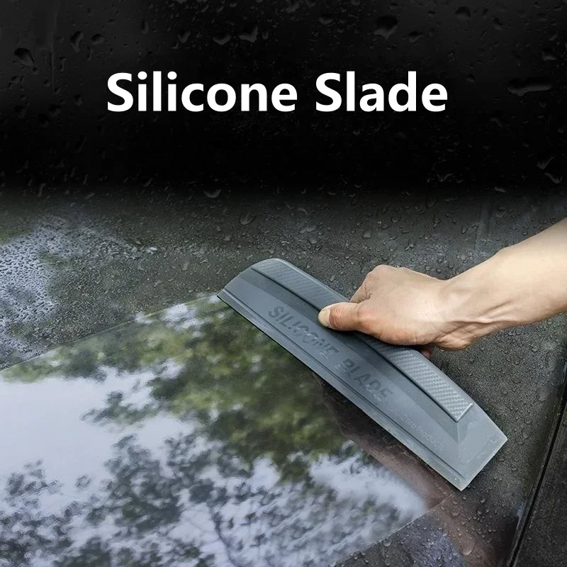 Non-Scratch Soft Silicone Handy Squeegee Car wrap tools Water Window Wiper Drying Blade Clean Scraping Film Scraper Accessories