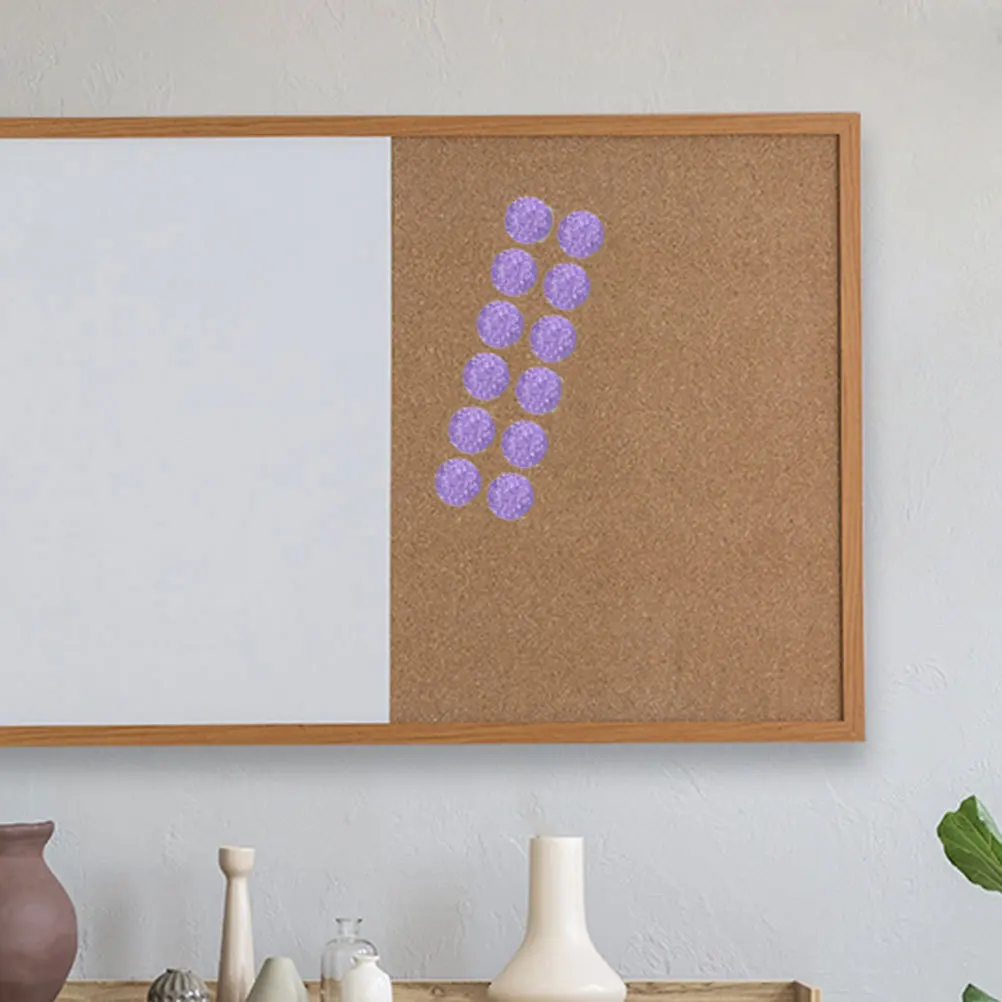 หมุดปักผนังทรงกลมประดับเพชรเทียม 20 ชิ้น สำหรับกระดานปักผนัง กระดานภาพถ่าย สำนักงาน ห้องเรียน อุปกรณ์ตกแต่งกระดานประกาศ