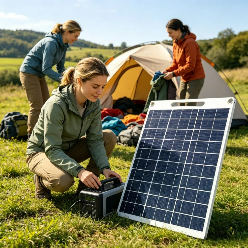 Portable Water Resistant Solar Panel 15W 20W 5V Dual USB Fast Charger Outdoor Emergency Power Supply for Camping Hiking RV