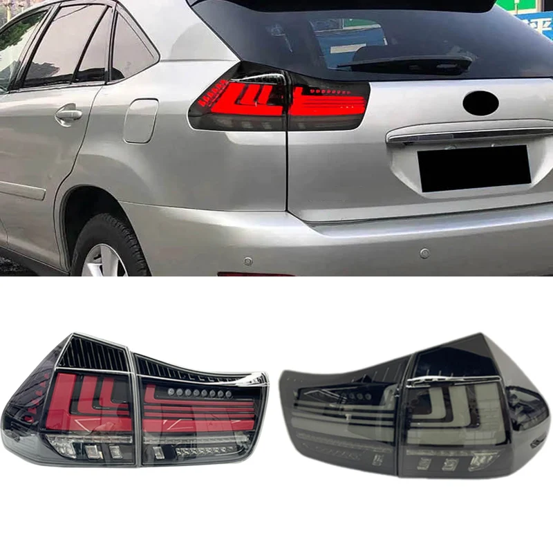 For Lexus RX300 RX350 2003-2008 LED Rear Brake Lamp Reverse Dynamic Turn Signal Tail Lights Assembly Modification Car Accessorie