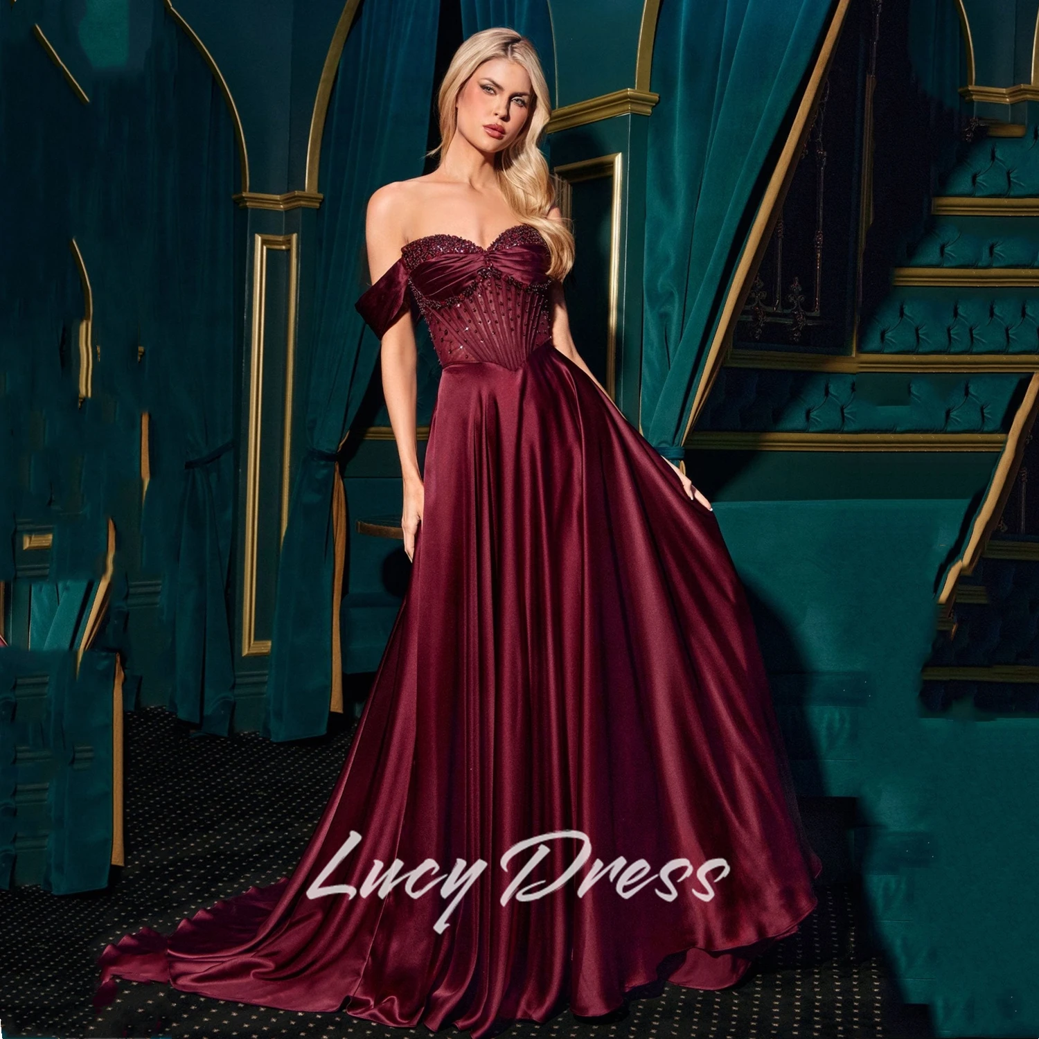 

Lucy Customized Cocktail Dress Summer Dresses 2025 Woman Special Occasion Dress Wedding Party Dresses Promdress Elegant Gowns