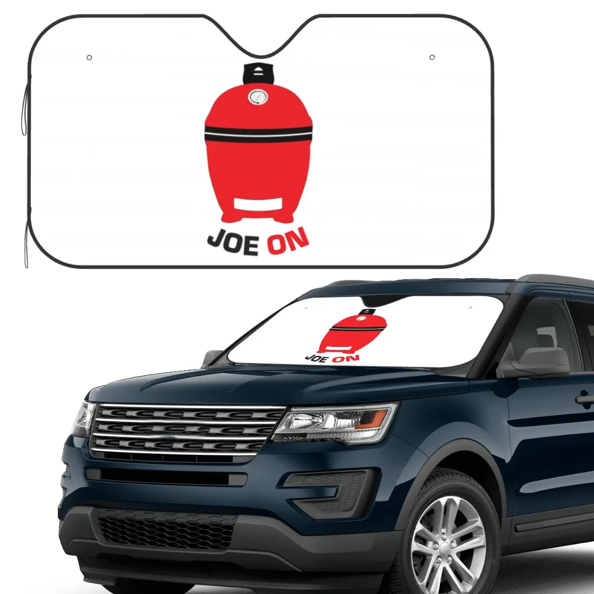 

Kamado Joe BBQ Grill And Smoke Sunshade Windscreen Car Front Windshield Window Sun Visor Accessories Covers