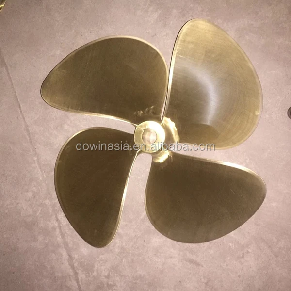 Customized size 4 blades bronze marine propeller