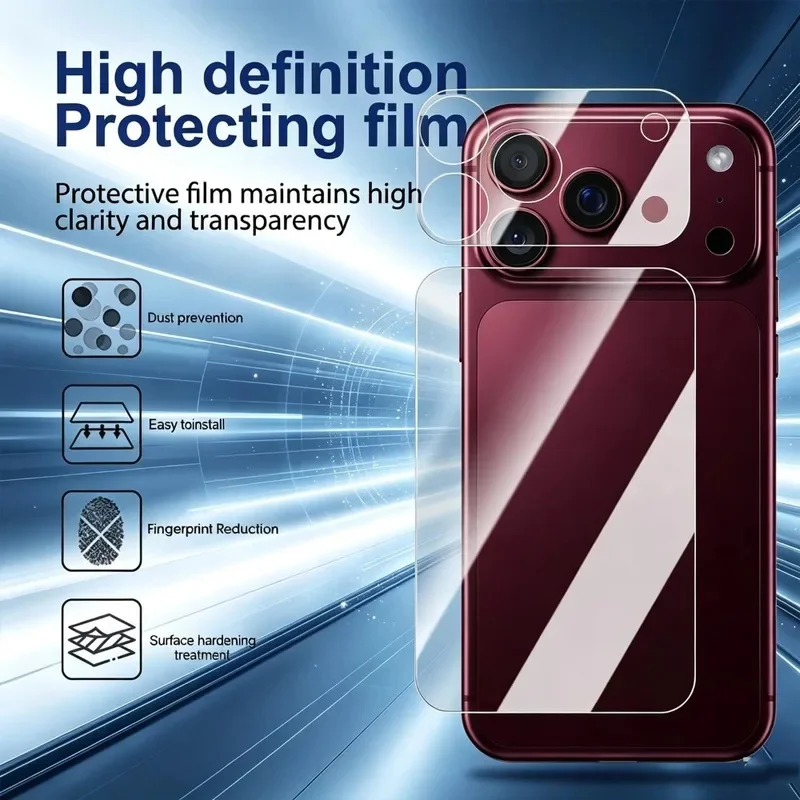 1-5Sets 1-5Sets 18PM 17PM Protective Films For iPhone 18 17 Pro Max 18Pro Back Screen Protector Soft PET HD Clear Anti Scratch Lens Film - Aliexpress Deal