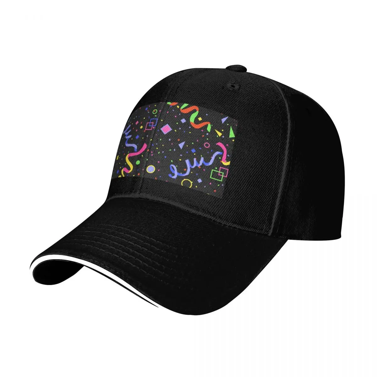 Arcade or Cinema carpet pattern Baseball Cap Summer Beach Travel Streetwear Hip Hop Trendy Vintage Retro Embroidered