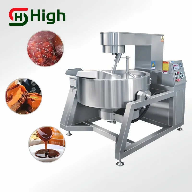 Multipurpose Mixer Cooker Pot Planetary Cooking Pot Stir Fry Machine Suitable for Large Restaurants Industrial Flip Pot