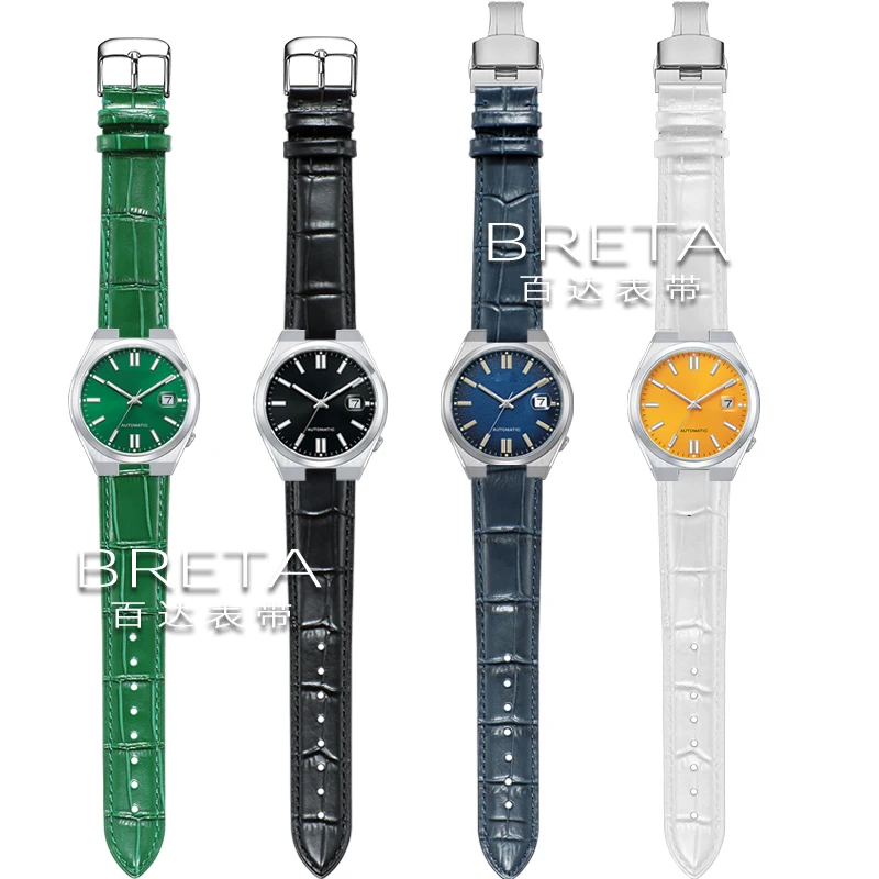Genuine Leather Watch Strap for Citizen ME Series NJ0150 NJ0151 NJ0158 NJ0153 Concave End Replacement Watch Band Butterfly clasp