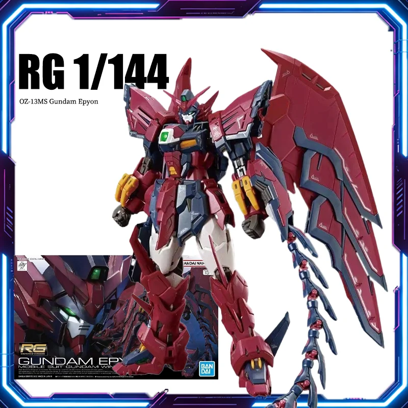 

Bandai RG 1/144 Epyon OZ-13MS Plastic Assembly Model Kit Anime Action Figure Collectible Toy Gift for Fans