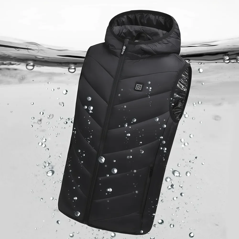 10-Zonen-Heizweste, elektrisch beheizte Jacken, Kinder, USB-Innenwärmeweste, Weste für Camping, thermische Winter-warme Jacke für Kinder – Detail 5