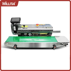 Coding Machine Hanging On The Sealer QR Bar Batch Code Number Logo Expiry Date Label Inkjet Printing Head for Sealing Machine