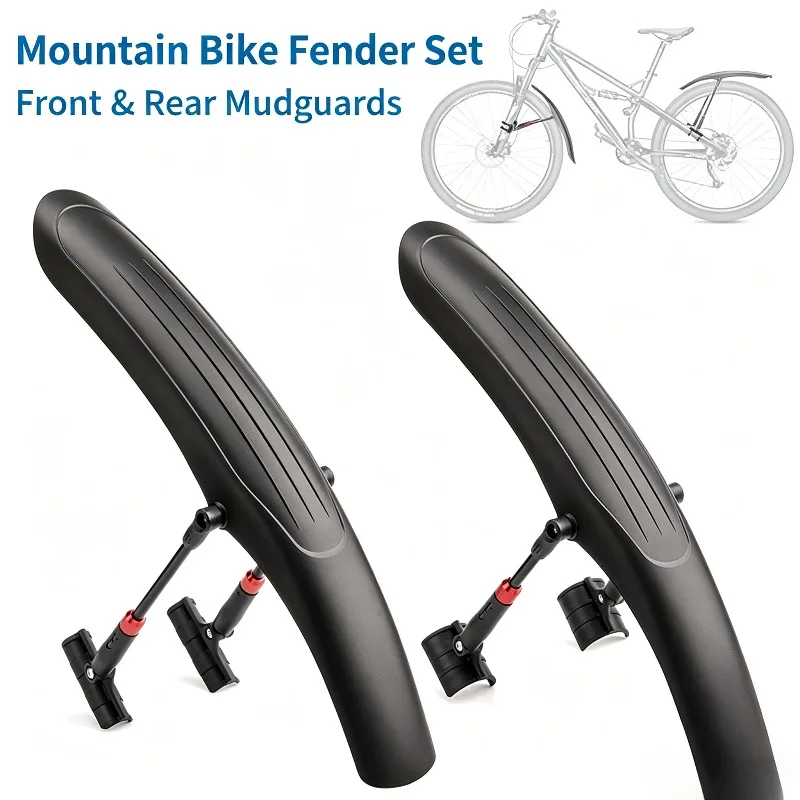 Adjustable Bicycle  Quick Release Lightweight Mudguard for Mountain Road Bike Outdoor Cycling Equipment