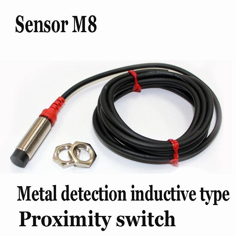 

Автоматический индукционный Циркулярный бесконтактный датчик серии M8, IP67, 3-проводной металлодетектор, индуктивный тип, Бесконтактный переключатель