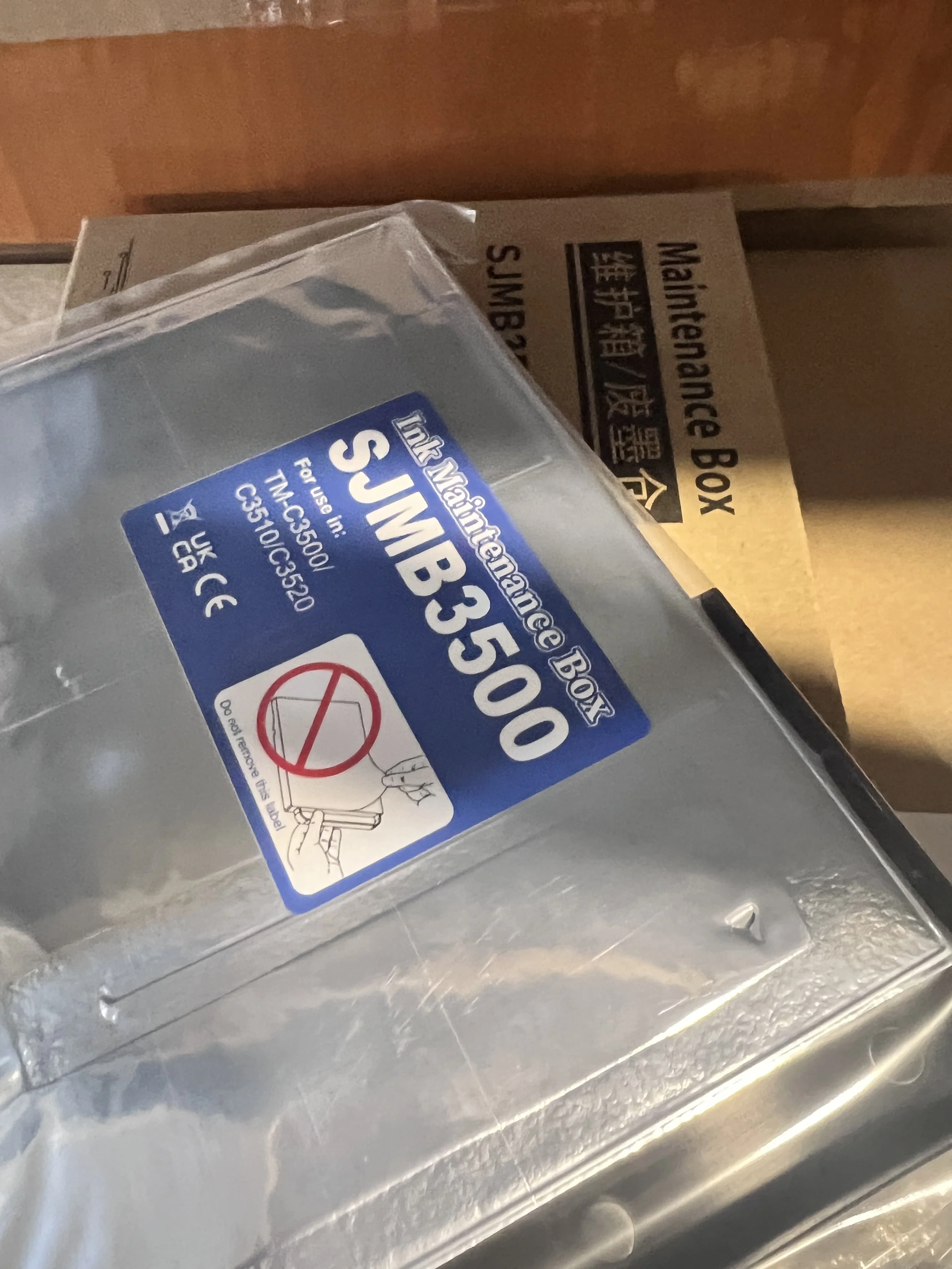 

1X SJMB3500 C33S020580 Коробка для обслуживания EPSON ColorWorks C3500 C3510 C3520