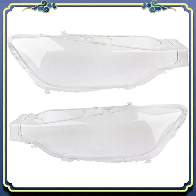 AU16-1 par farol lente capa cabeça luz lâmpada sombra escudo capa para bmw série 3 f30 f31 12-15 320 328 330 340 bmw peças