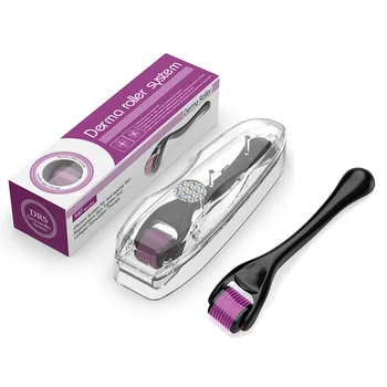 DRS540 Derma Face Roller 540 pines Grado médico Microneedling Dermaroller Herramienta de cuidado de la piel de belleza con certificado CE y RoHs