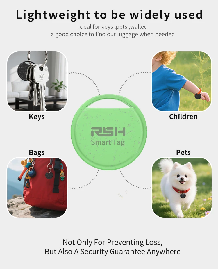 RSH Security Tracker Wallet Gepäck Koffer Box Locator Anti Lose für Android Smart Tag Arbeit mit Google Find für Samsung OnePlus – Detail 7