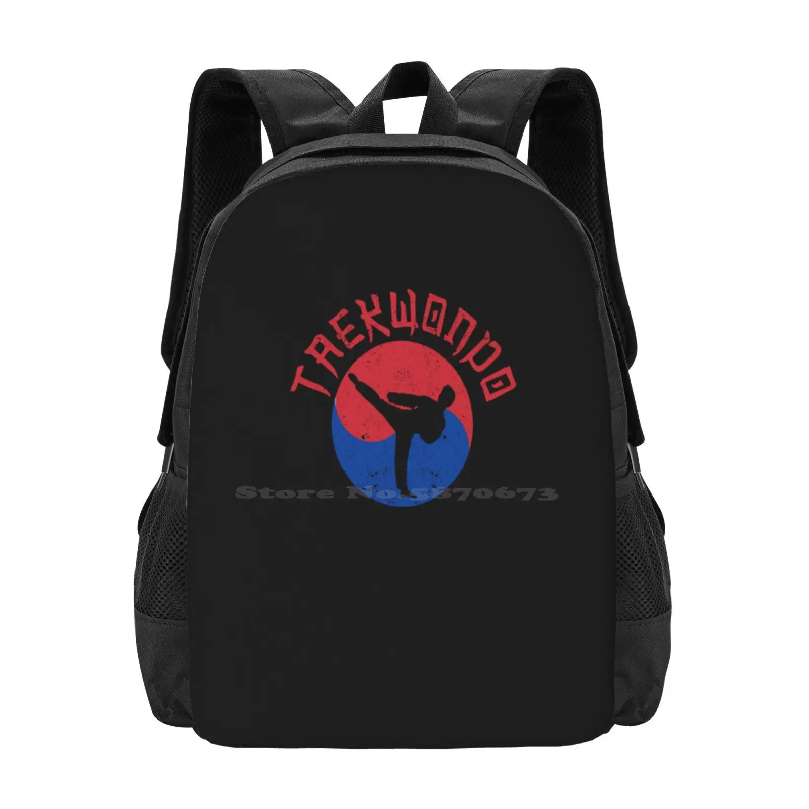 

Tae Kwon Do Eum Yang Funny Taekwondo Korean New Arrivals Unisex Bags Student Bag Backpack Yang Taekwondo Tae Kwon Do Korean