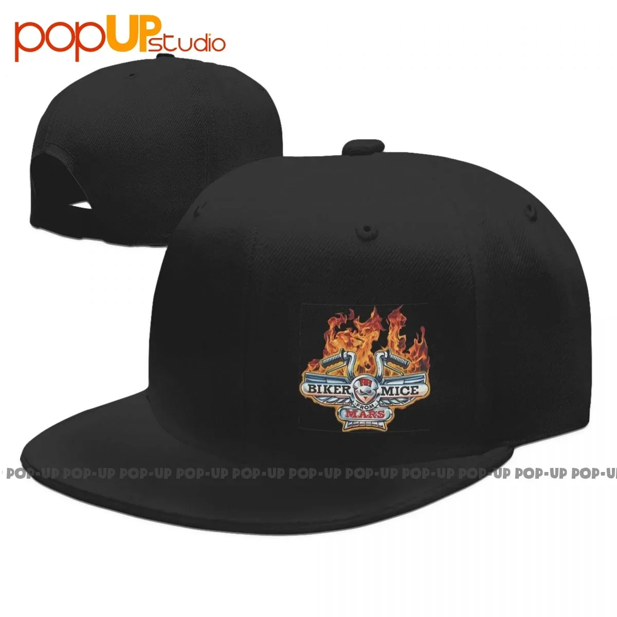 

Летняя байкерская мышь из Марса, кепка Snapback с рисунком в стиле ретро, универсальные уличные бейсболки