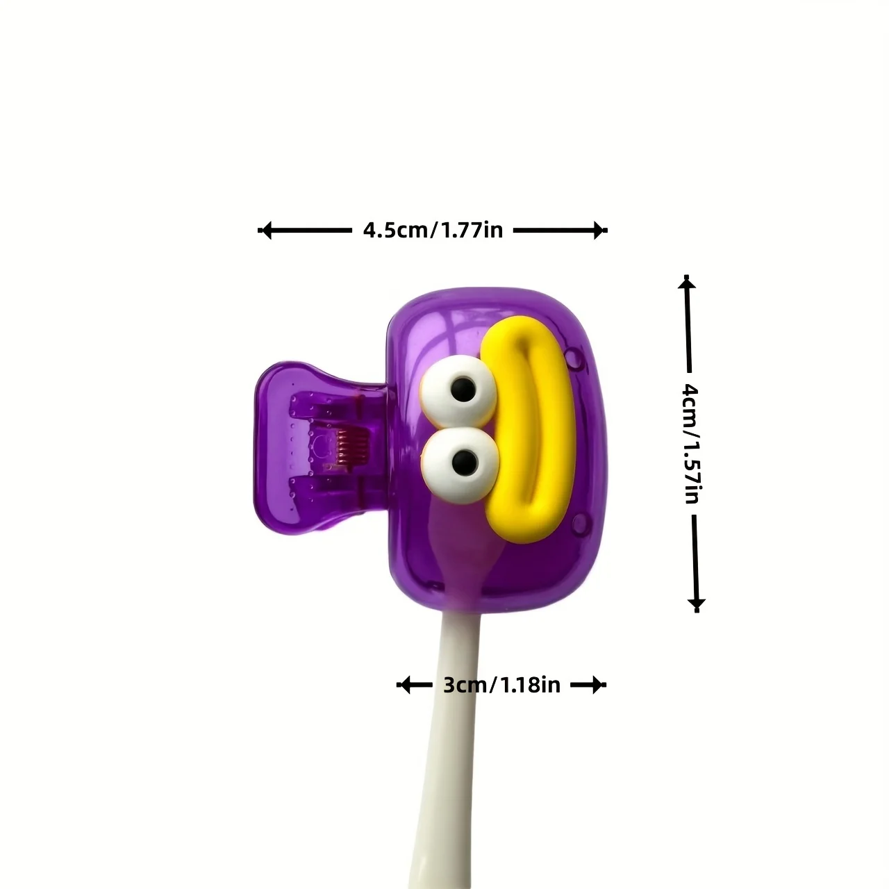 4Pcs Reise Zahnbürste Kopf Abdeckungen Zahnbürste Schutz Kappe Pinsel Pod Fall Schutzhülle Tragbare Kunststoff Clip Für Haushalt Reise – Detail 6