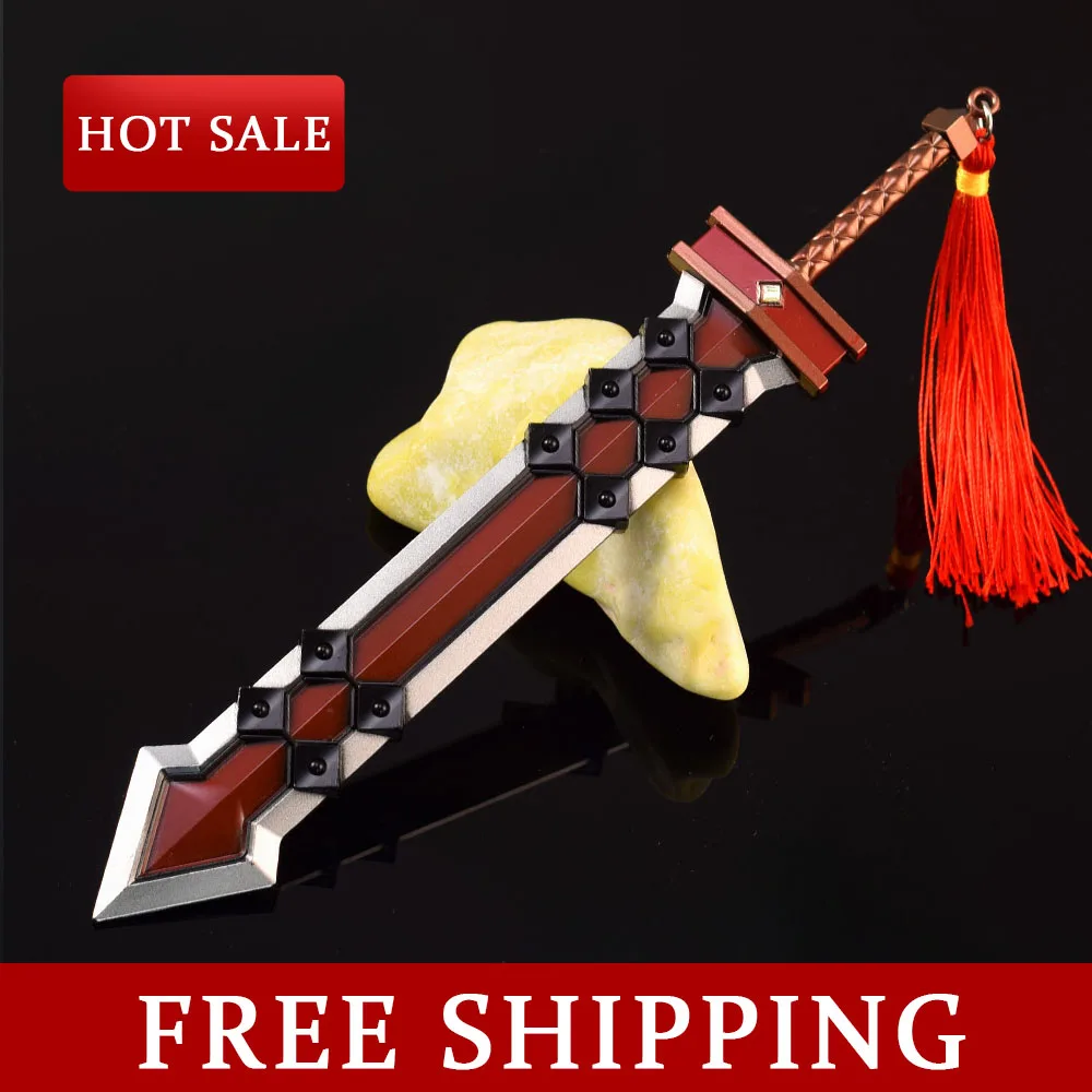 

22CM World of Warcraft Archimonde's Cataclysm Sword Game Periphery Weapon Full Metal Model Ornaments Ourdoor Train Toy Boy Gifts