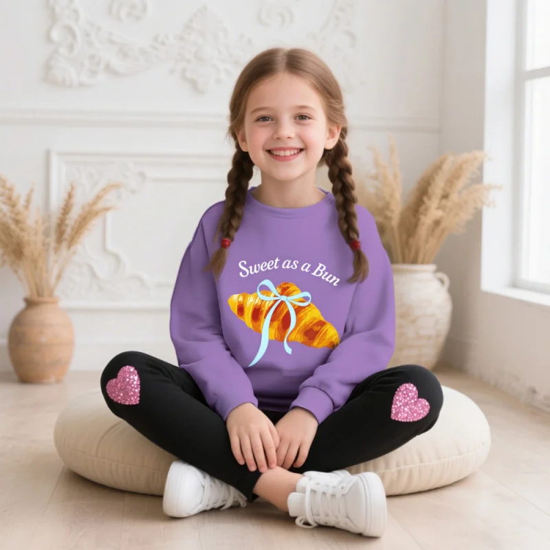 

2026 Bestselling Children's Croissant Hoodie Trendy Popular Items