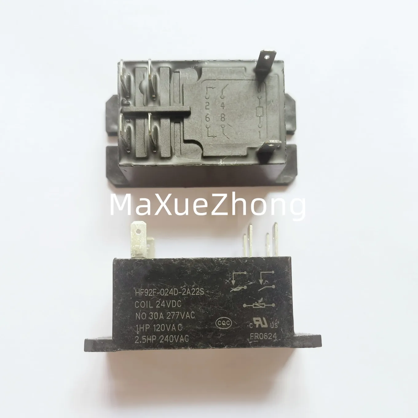 Original new 100% HF92F-012D-2A22S HF92F-024D-2A22S two sets of normally open relay 12VDC 24VDC 6pin