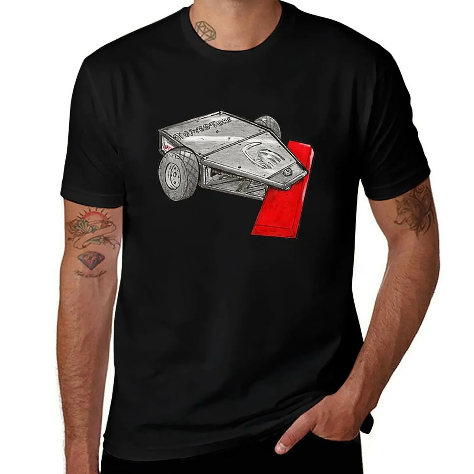 TombStone Bot T-Shirt tops Clothing Men's clothing