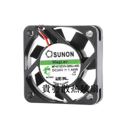 MF40102VX-Q00U-A9D New For Sunon 4010 DC24V 1.44w 4cm 2-wire cooling fan 40*40*10mm MF40102VX