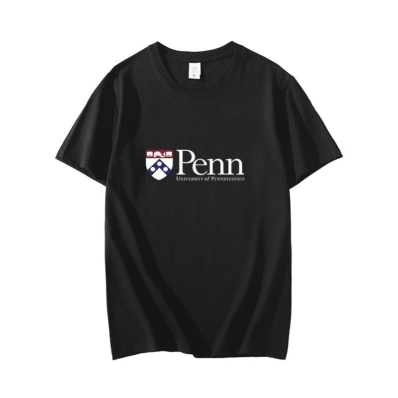 

Upenn University of Pennsylvania Memorial Daily Summer Cotton T Shirts Men Simple O Neck Stretch Solid New Tops Clothing Casual