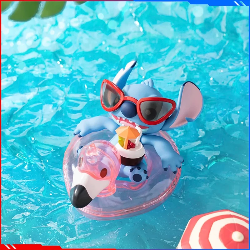 Stitch Anime Figure Blind Box Stitch Disney Summer Carnival Mystery Box  Trendy Play Room Decoration Children Toys Birthday Gift