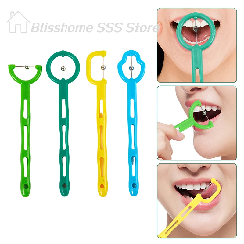 

【S】3/4PCS Kids Tongue Tip Lateralization Elevation Tool Tongue Tip Exercise Oral Muscle Training Autism Speech Therapy Talk Tool