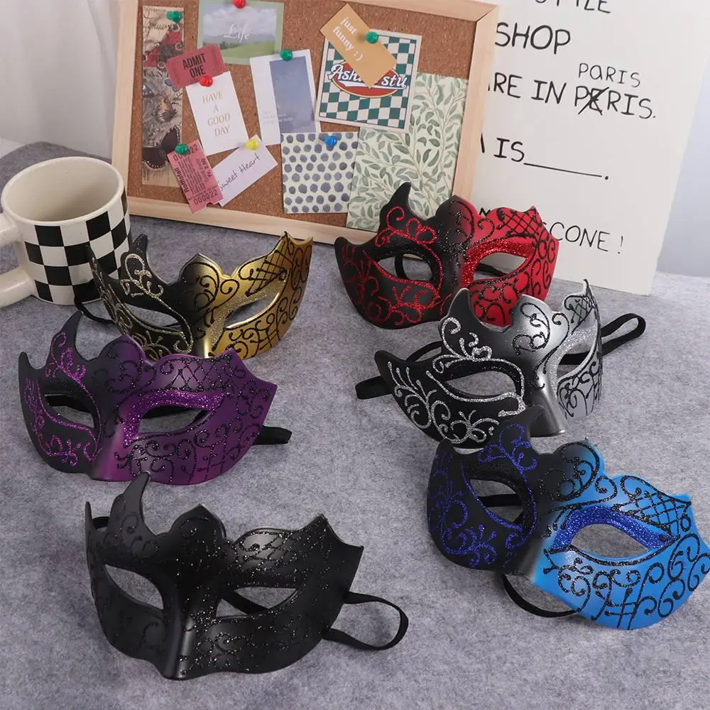 Dancer Mask Masquerade Cosplay Mask Carnival Costume Props Venice Mask Glitter Mask Party Cosplay Props Halloween  Masks