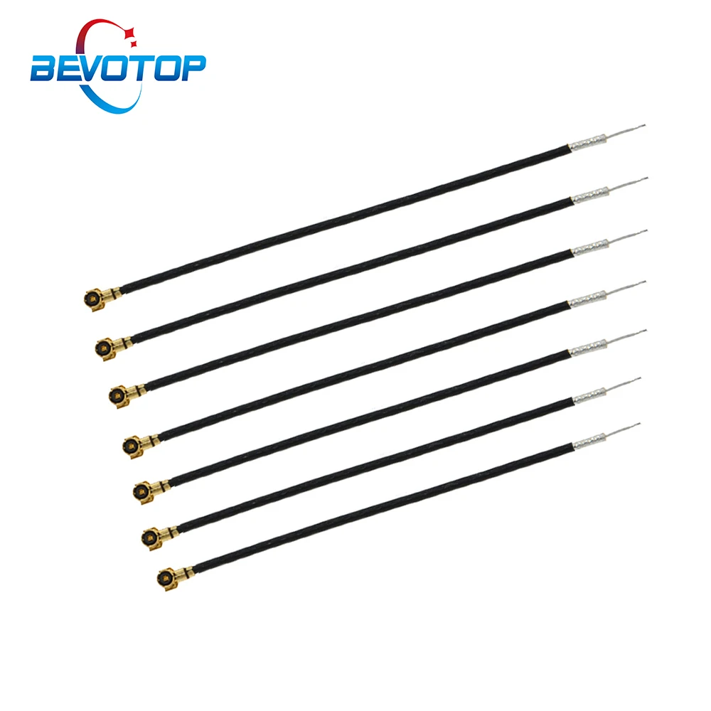 10 Stück/Lot Single-End 4. Generation MHF4 RF4 Buchse auf offenes Lötende-Kabel RF0.81/RF1.13 Pigtail für PCI WLAN Wireless Router