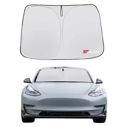Sun-proof heat-insulating telescopic folding sun visor parasol for Ford ST-line Focus 2 3 Mondeo Kuga Mk4 Fiesta Mk3 Accessories
