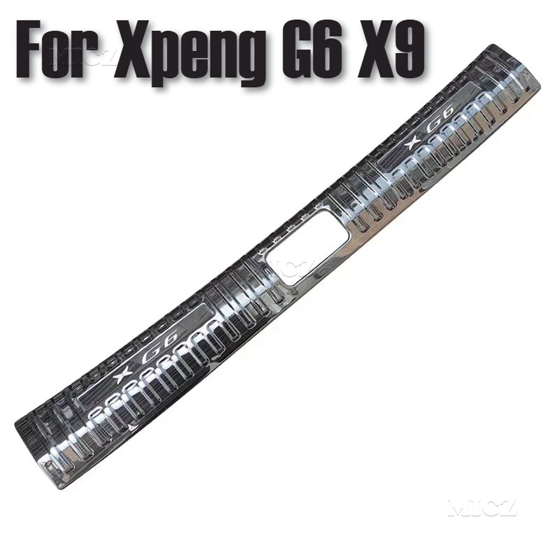 

For Xpeng G6 X9 Accessories Auto Rear Guard Plate Trunk Bumper Protective Strip Transparent Stickers Accessories