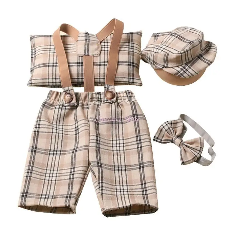 

Y1UB Baby Photo Outfit Newborn Photo Costume Pants Hat Photostudio Posing Clothing