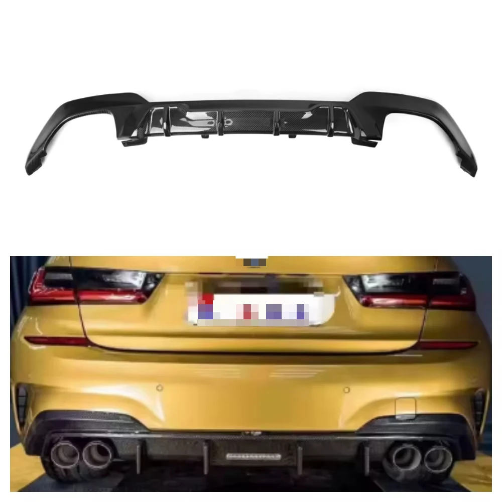 Product Customization Real Carbon Fiber Car Parts MP Style Rear Diffuser forBMW 3 Series G20 G28 M340 2019+ G20 Diffuser