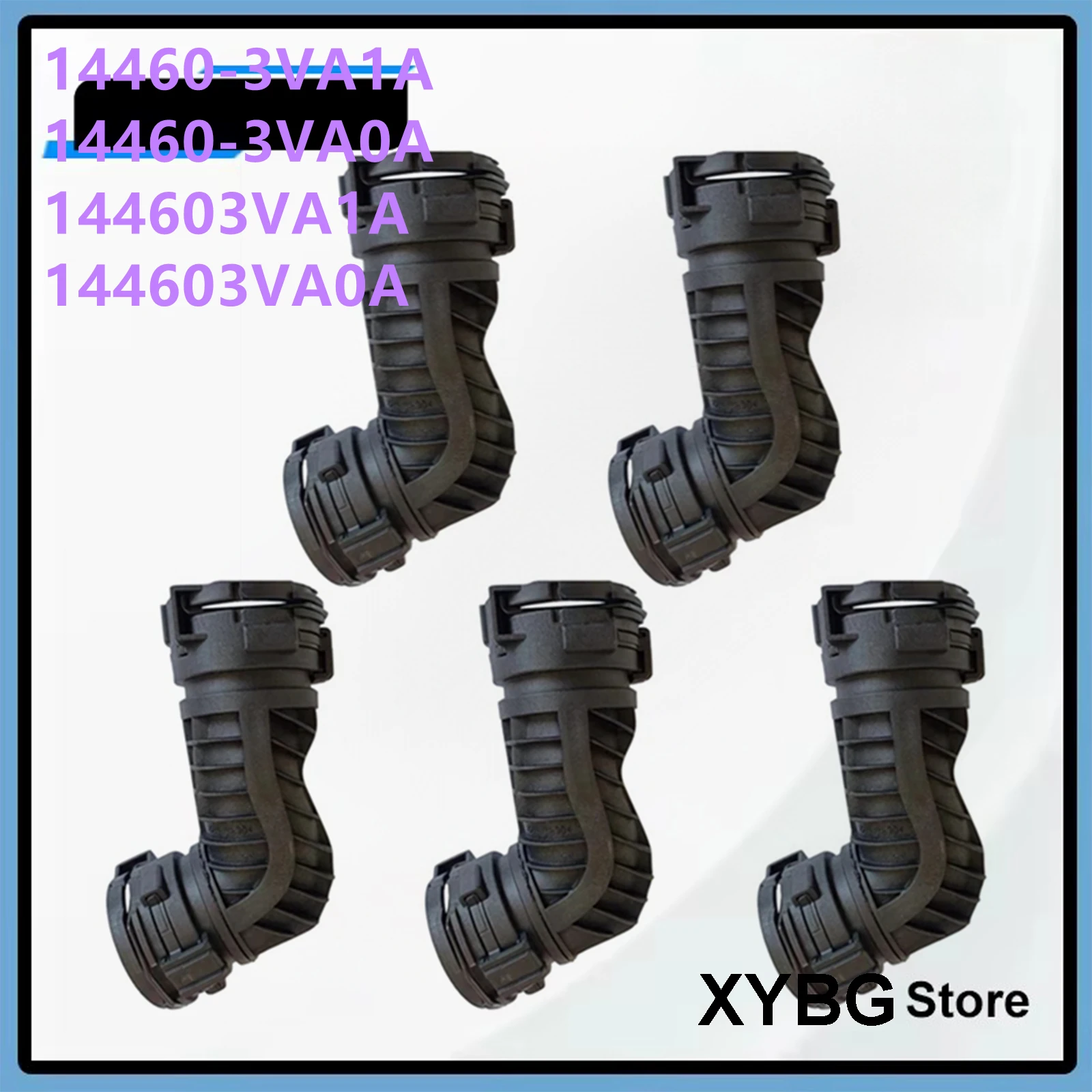5Pcs Engine Air Intake Hose Pipe Turbo Hose 14460-3VA1A For Nissan E12 NOTE K13K MICRA 2014-2017 144603VA1A Car Accessories