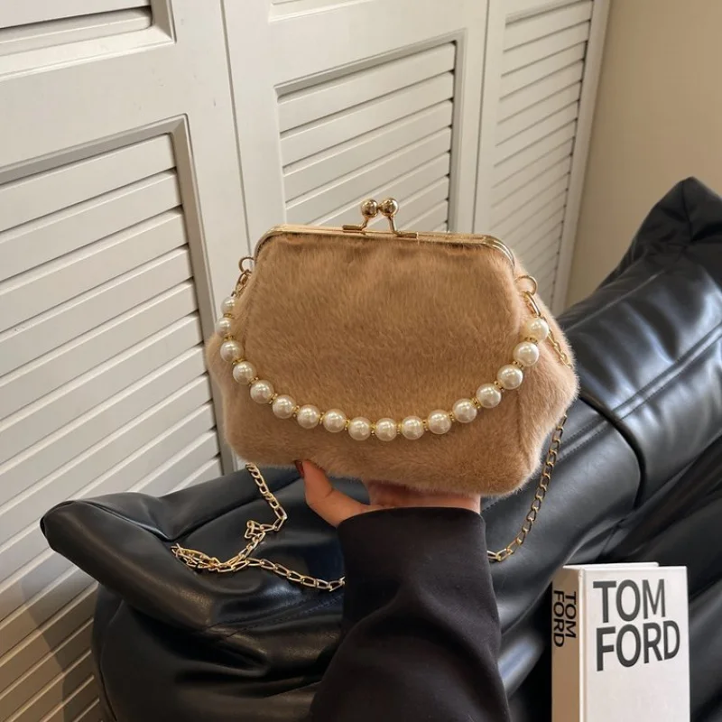 حقيبة كتف نسائية عصرية بتصميم حبال كروس، عصرية ومتينة للتسوق والعمل والسفر والاستخدام اليومي