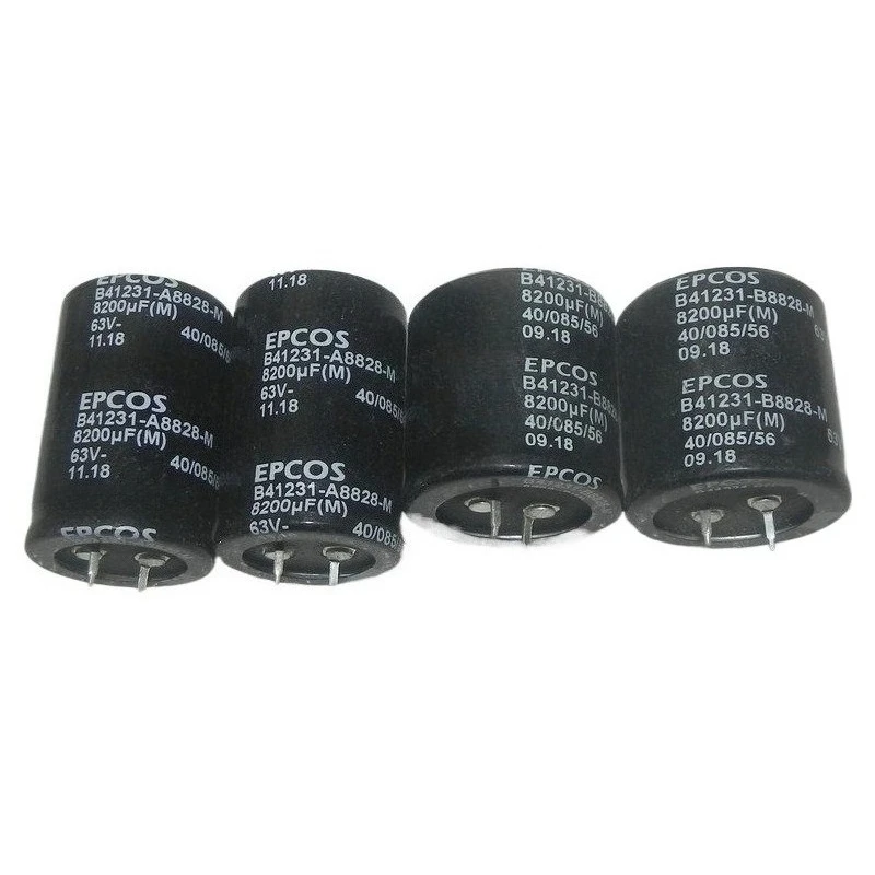 (1pcs)8200uf 63V Germany E P C O S 63V 8200uf Horn-type Filter Aluminum Electrolytic Capacitor B41231A8828M